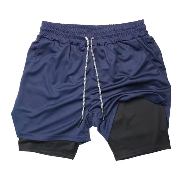 2-in-1 Heren Sportshort | 1+1 Gratis