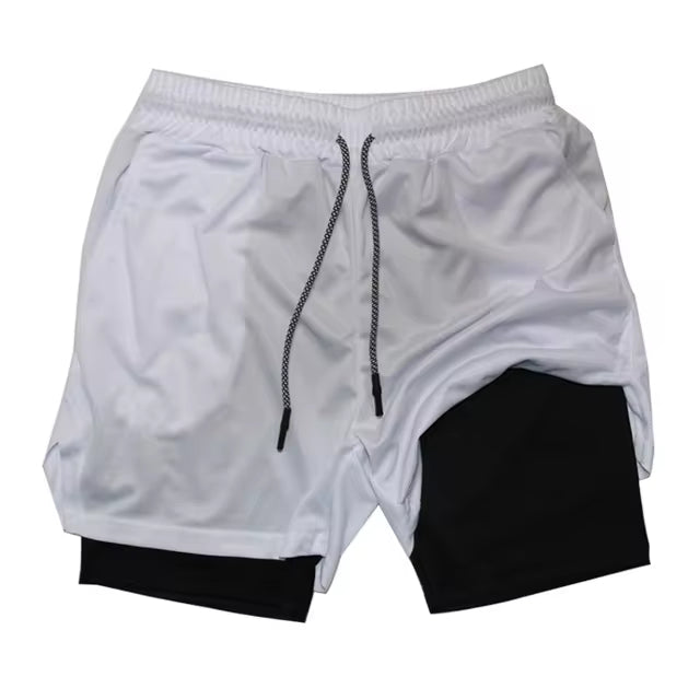 2-in-1 Heren Sportshort | 1+1 Gratis