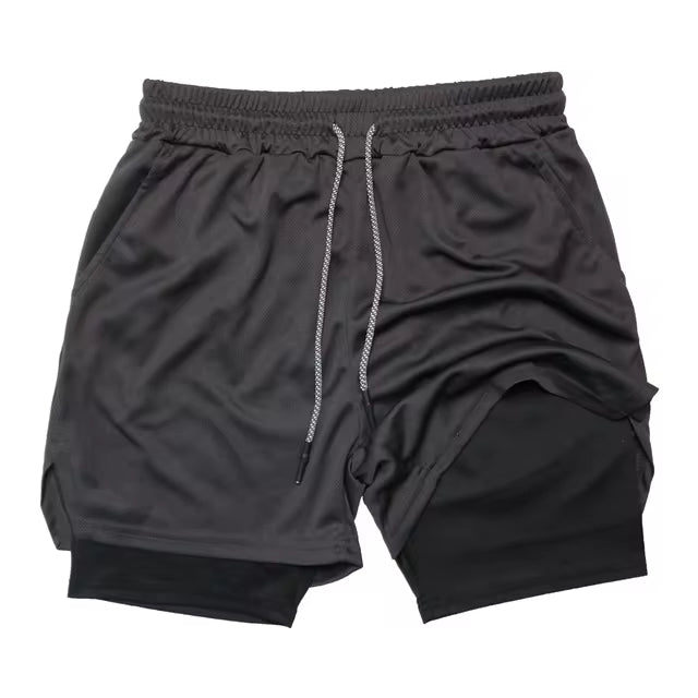 2-in-1 Heren Sportshort | 1+1 Gratis