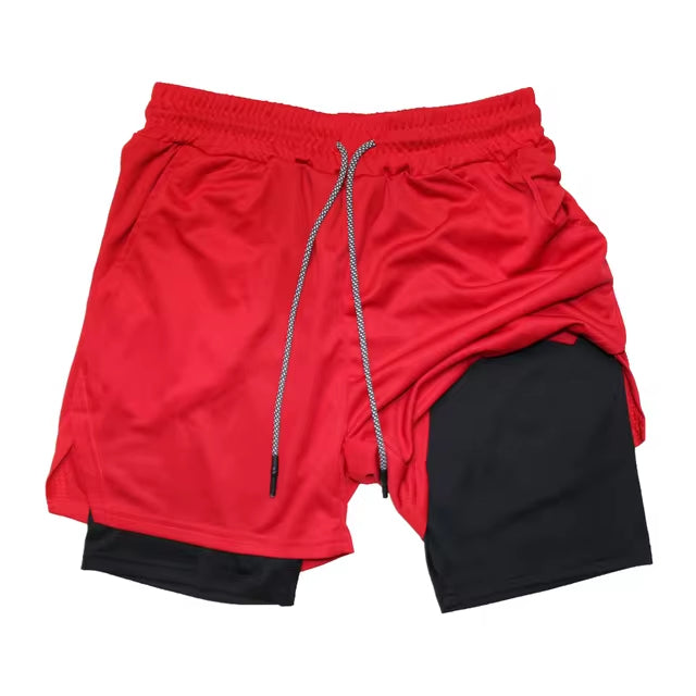 2-in-1 Heren Sportshort | 1+1 Gratis