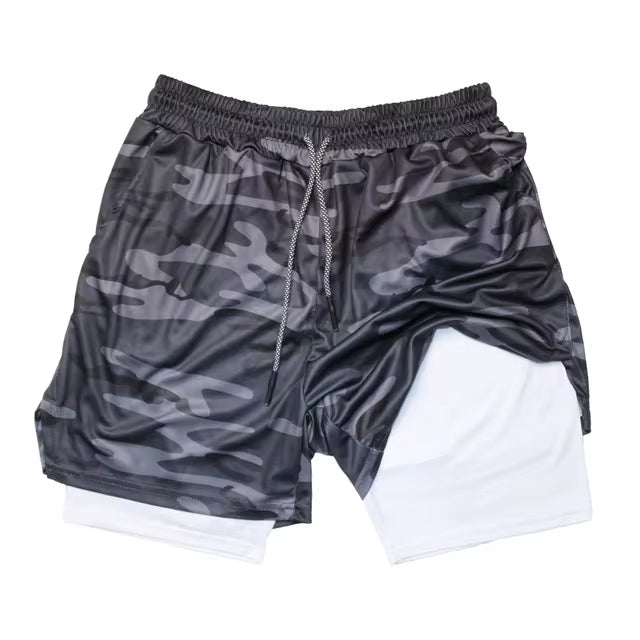 2-in-1 Heren Sportshort | 1+1 Gratis