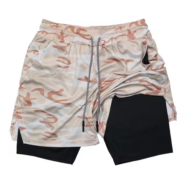 2-in-1 Heren Sportshort | 1+1 Gratis