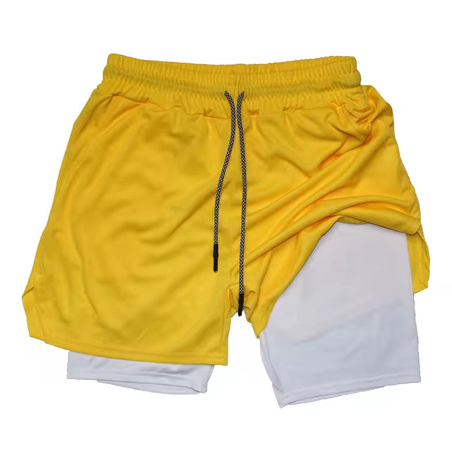 2-in-1 Heren Sportshort | 1+1 Gratis