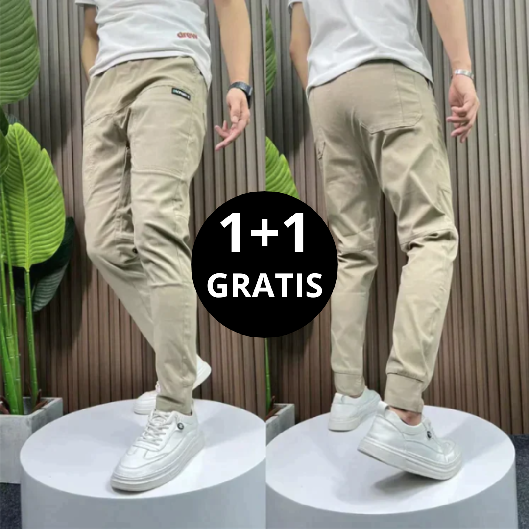 Miro | Stretch Cargobroek 1+1 Gratis